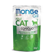 Monge Grill Adult Ricco in Coniglio Cibo Umido Per Gatti Adulti 85g-1