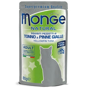 Monge Natural Superpremium Tonno Pinne Gialle Cibo Umido Per Gatti Adulti 80g-1