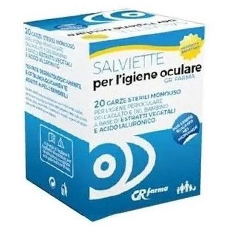 Salviette Igiene Oculare 20 Pezzi-1