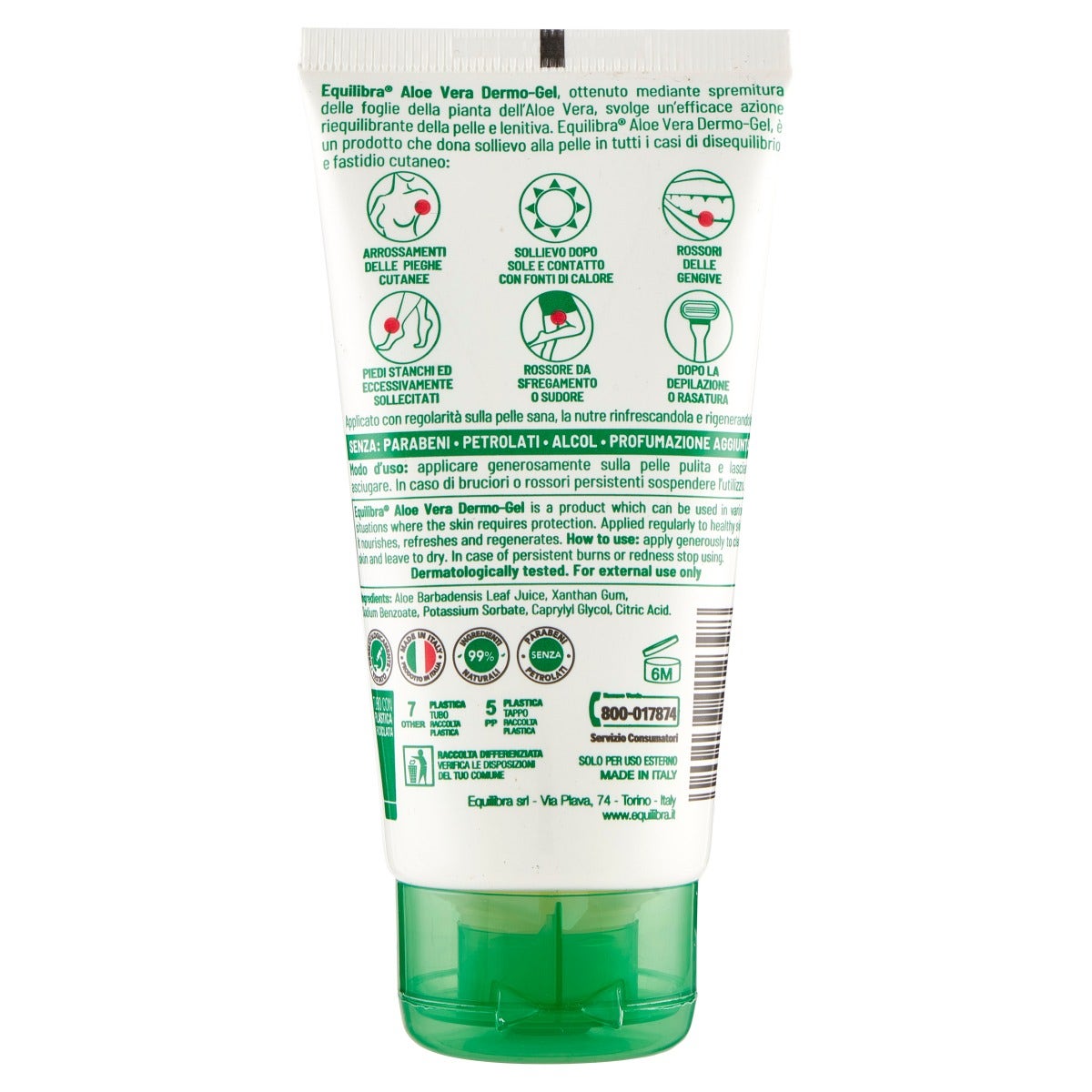 Equilibra Aloe Dermo-Gel 75 ml-8