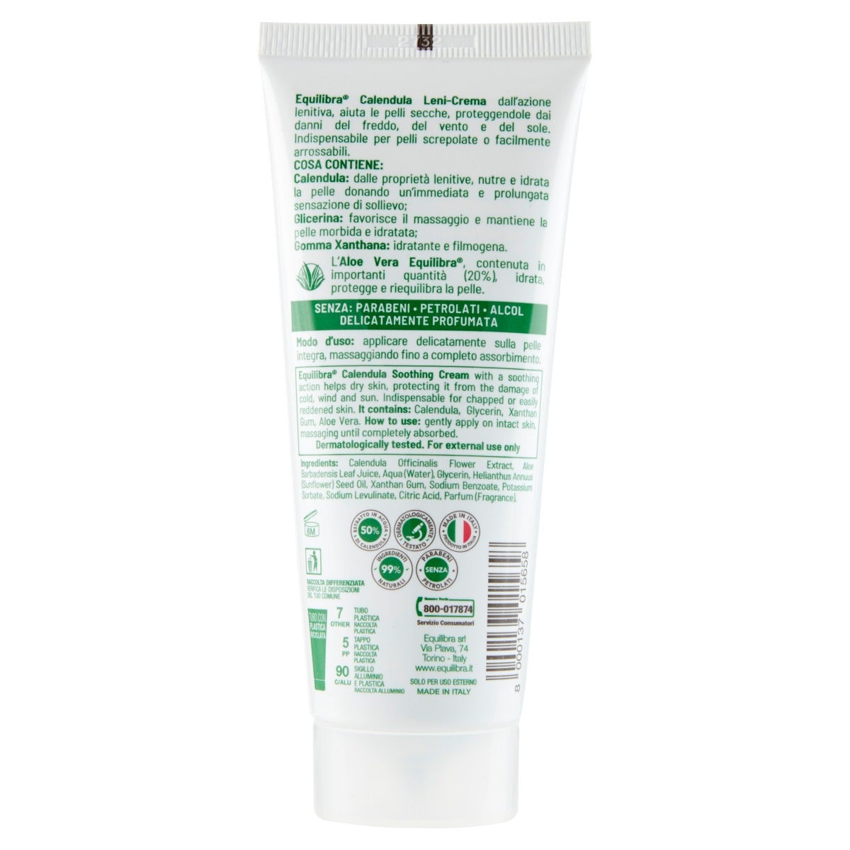 Equilibra Calendula Leni-Crema 100ml-4