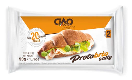 Protobrio Salty Stage 2 Croissant Proteico Salato Neutro 50g-2