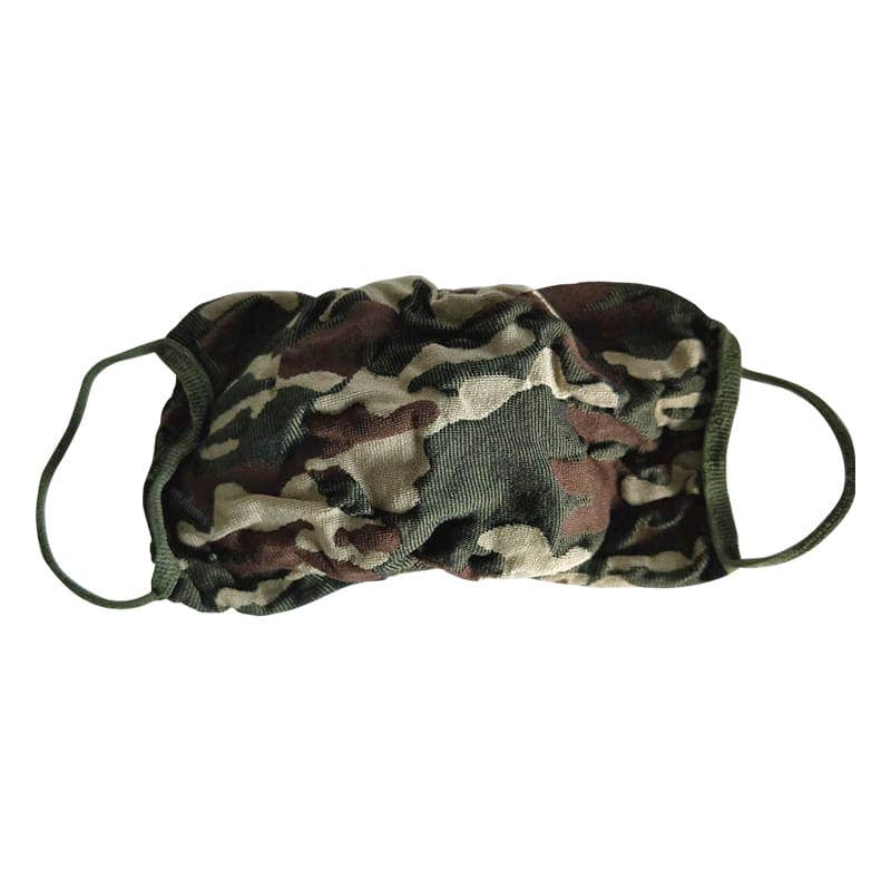 Mascherina Protettiva Lavabile Adulti Camouflage 3 Pezzi  - 1