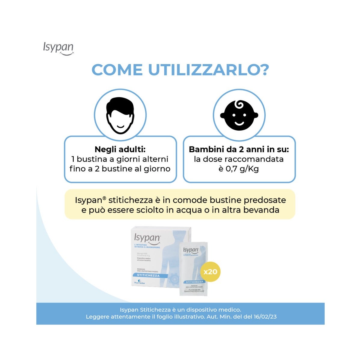 Isypan Stitichezza Macrogol 4000 20 Bustine 10g-5