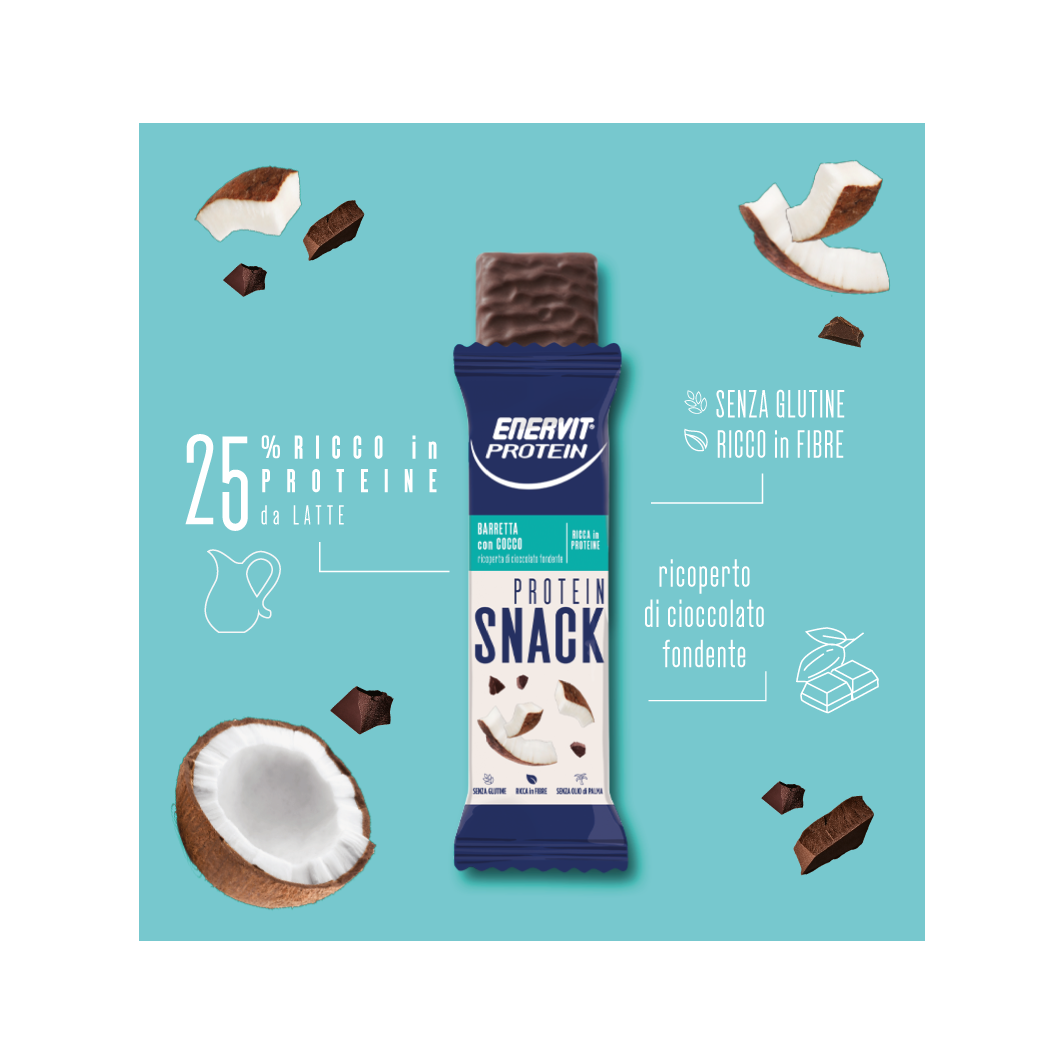Enervit Protein Snack Cocco 8 Barrette-4