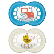 Mam Original Succhietto Silicone Maschio 2 Pezzi 16Mesi+-1
