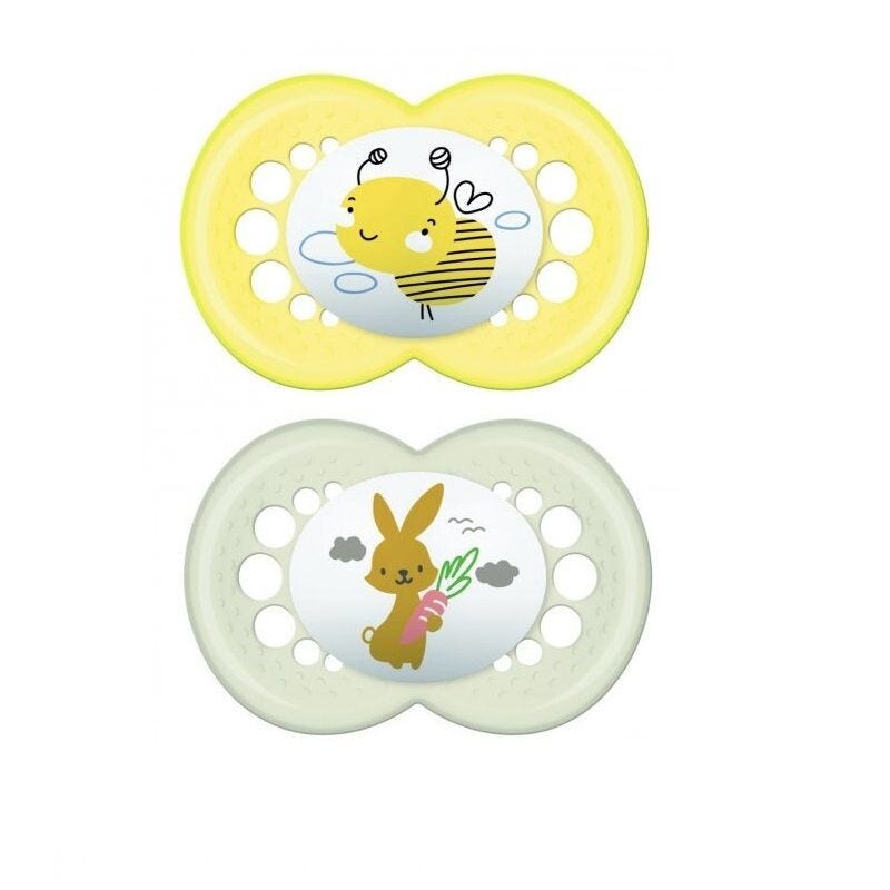 Mam Original Succhietto Silicone Neutro 2 Pezzi 16+ Mesi-1