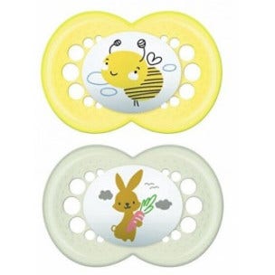 Mam Original N Succhietti Silicone Colore Neutro 2 Pezzi 16Mesi+ -1