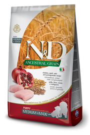 Farmina N&D Ancestral Grain Pollo E Melograno Cani Cuccioli Taglia Media E Grande Sacco 2,5kg-1