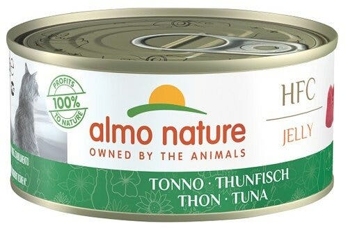 Almo Nature HFC Jelly Cibo Umido Tonno Per Gatti Adulti Scatoletta 150g-2