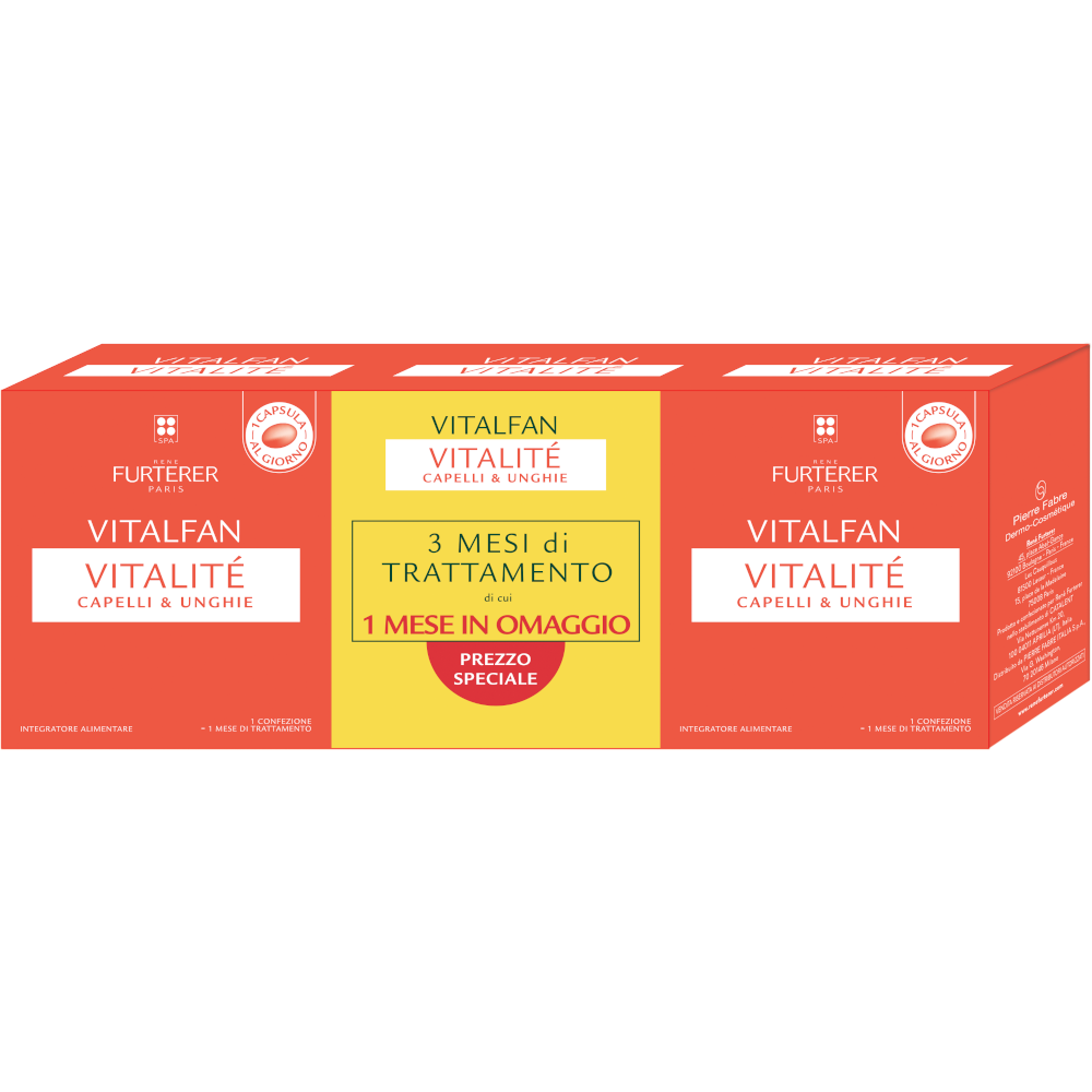 Rene Furterer Vitalfan Vitalitè Capelli/Unghie 3x30 Capsule  - 3