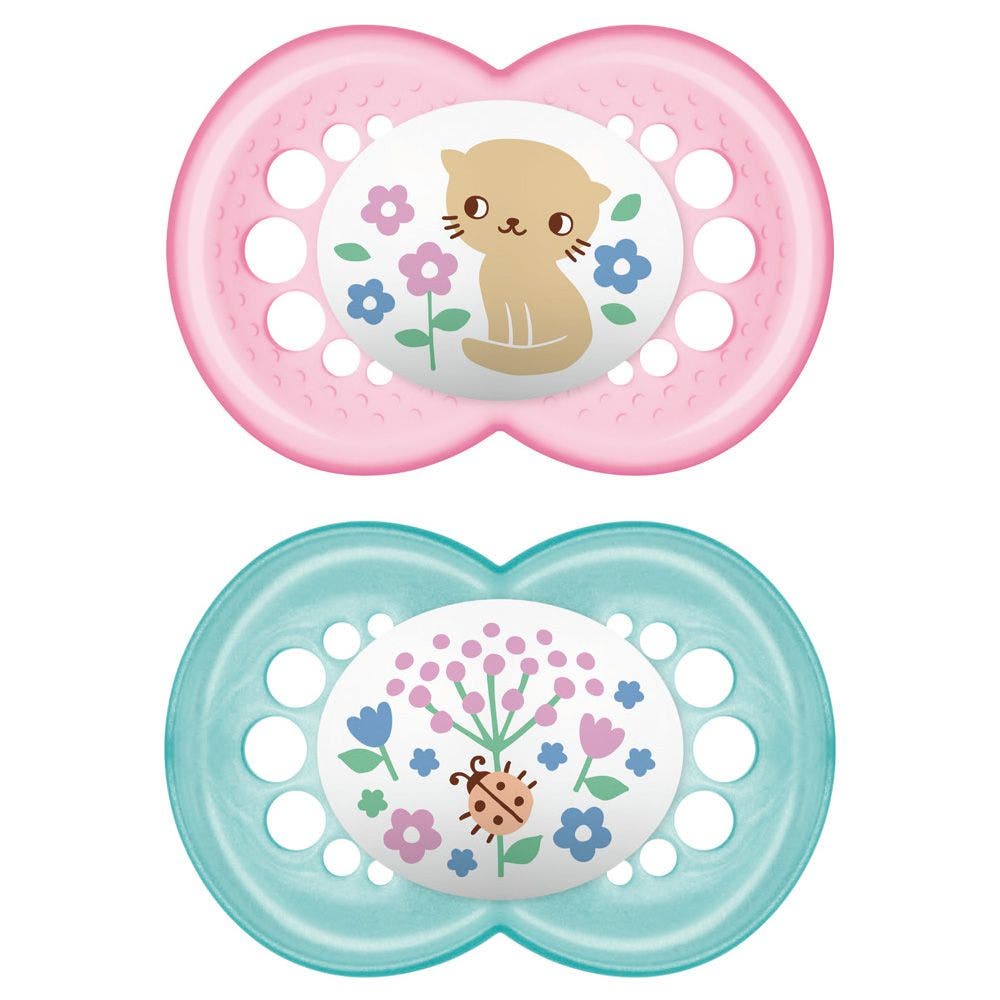 Mam Original Set Succhietto Per Bambine 6 Mesi+ Fantasia Assortita-1