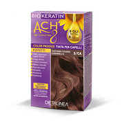 Biokeratin ACH 8 Kit Tinta Per Capelli 5/CA Castano Chiaro Caramello -1