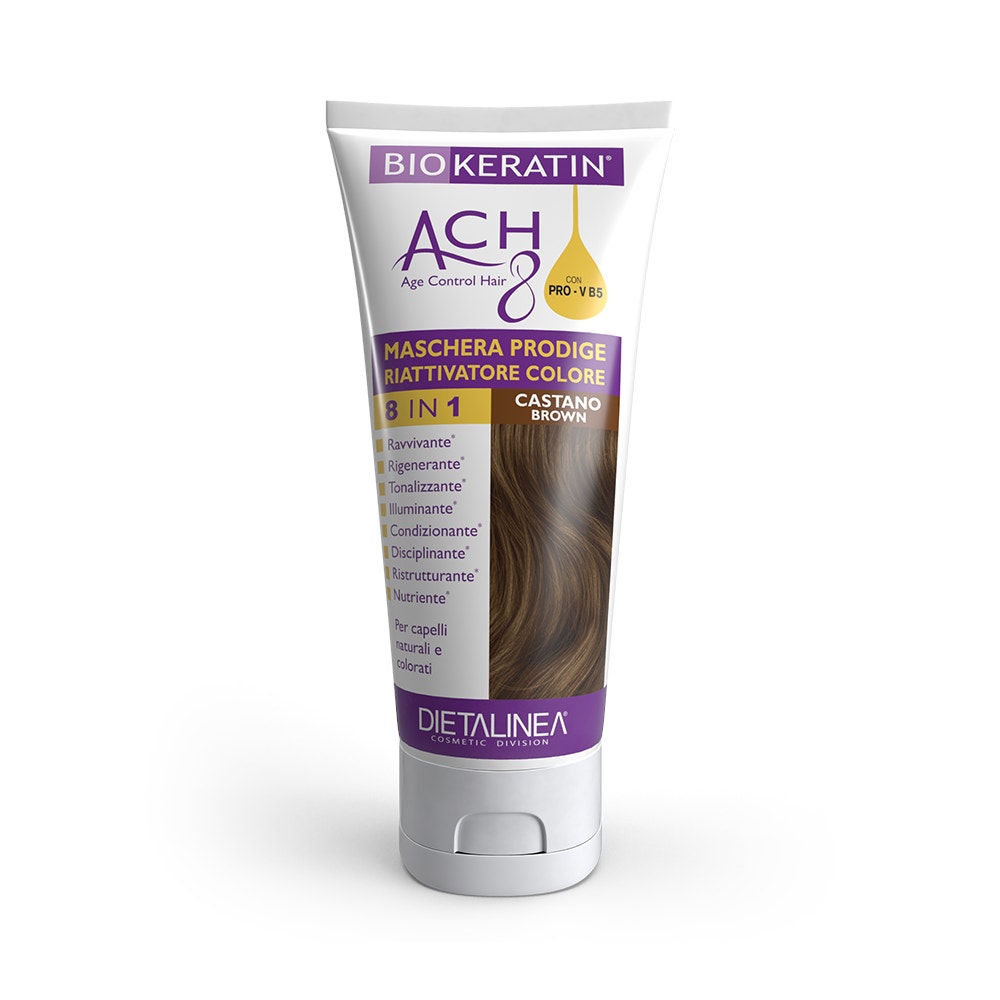 Biokeratin ACH 8 Maschera Prodige Riattivatore Colore Castano Per Capelli 150ml-1