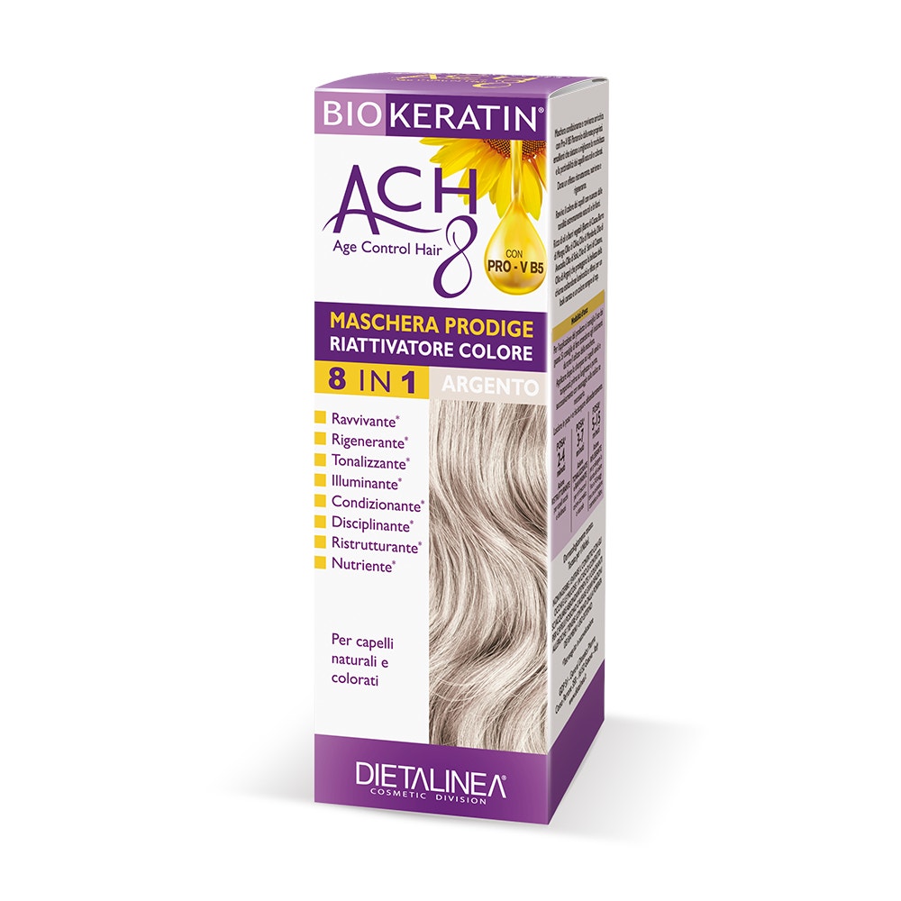 Biokeratin ACH 8 Maschera Prodige Riattivatore Colore Argento Per Capelli 150ml-2