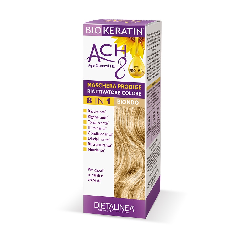 Biokeratin ACH 8 Maschera Prodige Riattivatore Colore Biondo Per Capelli 150ml-2