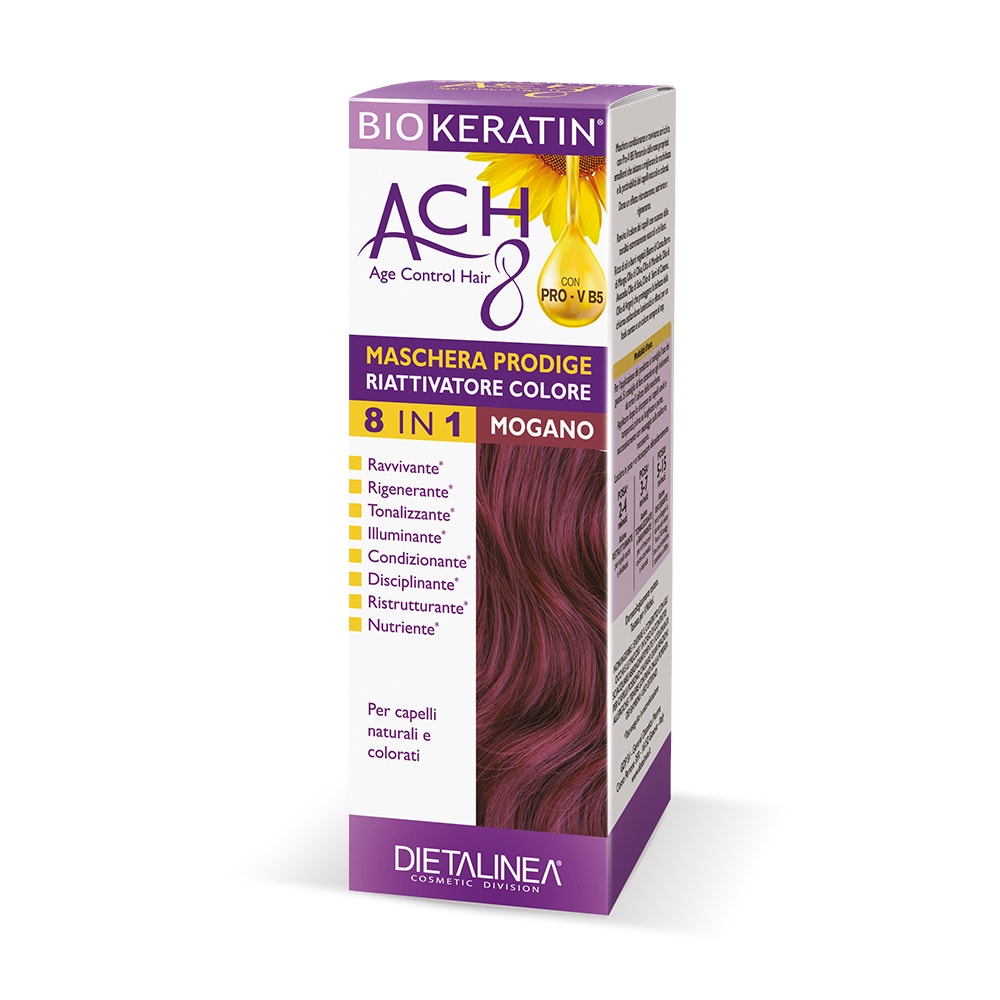 Biokeratin ACH 8 Maschera Prodige Riattivatore Colore Mogano Per Capelli 150ml-2