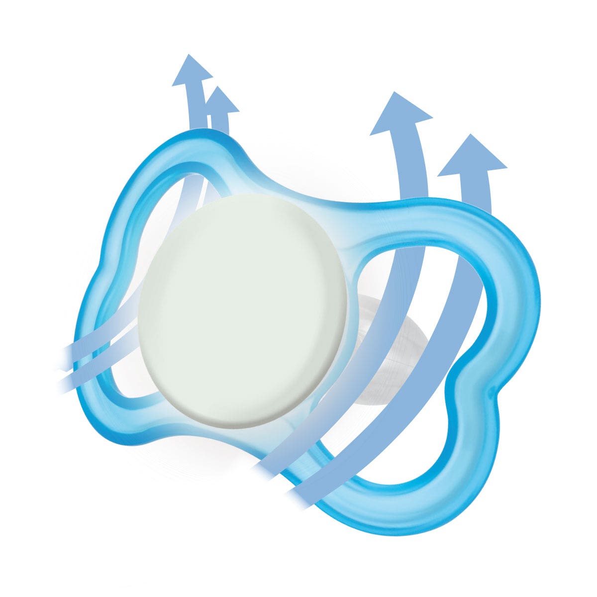 Mam Air Succhietto Silicone Femmina 2 Pezzi 6 Mesi+-2