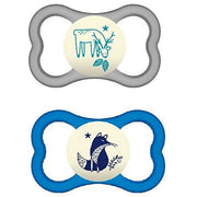Mam Air Night Succhietti Silicone Maschio 2 Pezzi 6 Mesi+-1