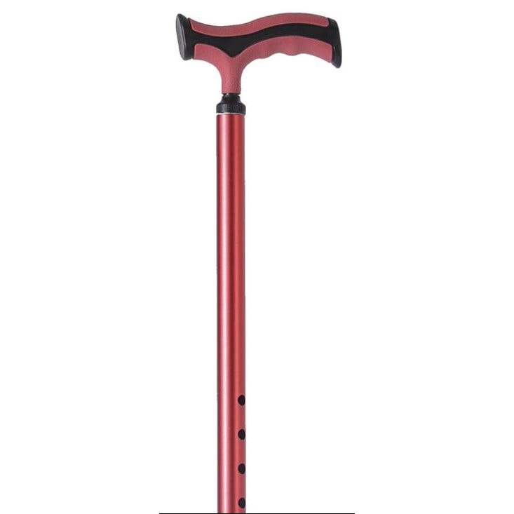 Mopedia Bastone Alluminio Con Base Larga Rosso Cod RP192R -1