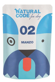 Natural Code 02 Manzo Cani Adulti Busta 100g-1