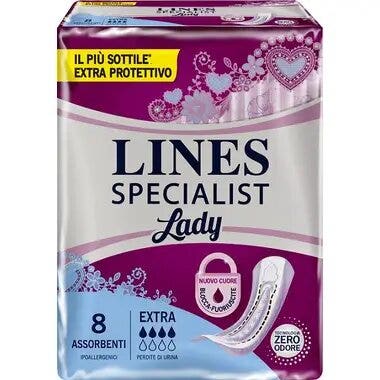 Lines Specialist  Pannolone Sagomato Extra 8 Pezzi-1