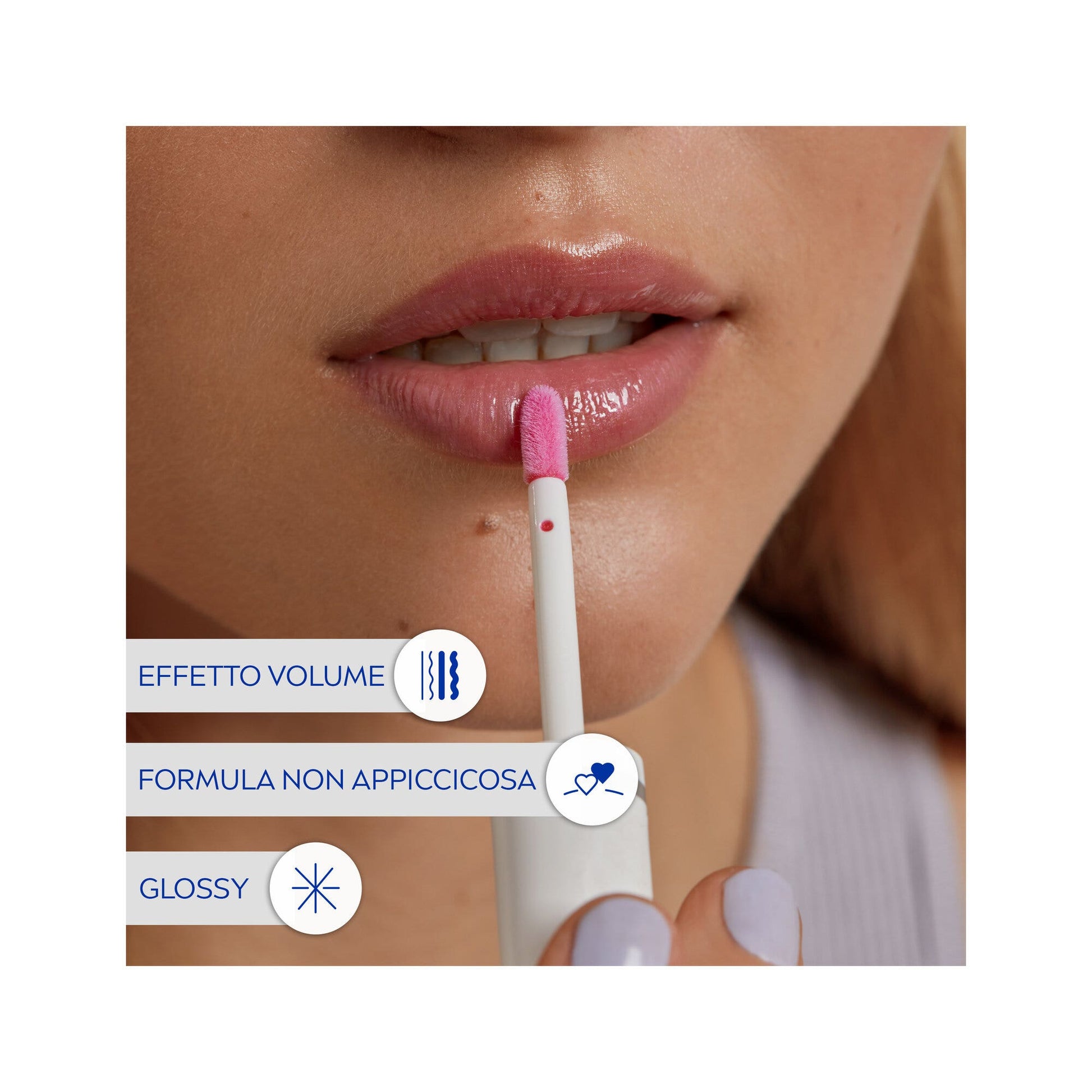 Labello Lip Oil Effetto Glossy Lucidalabbra Colorato Volumizzante E Idratante 5,5ml - Pink Rock-3