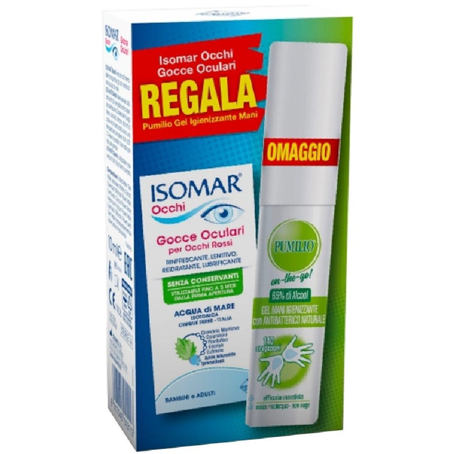 Isomar Occhi Gocce Oculari 10ml + Omaggio Pumilio Gel 25ml  - 3