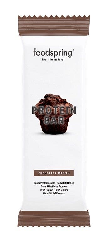 Foodspring Protein Bar Gusto Muffin Cioccolato 60g-1