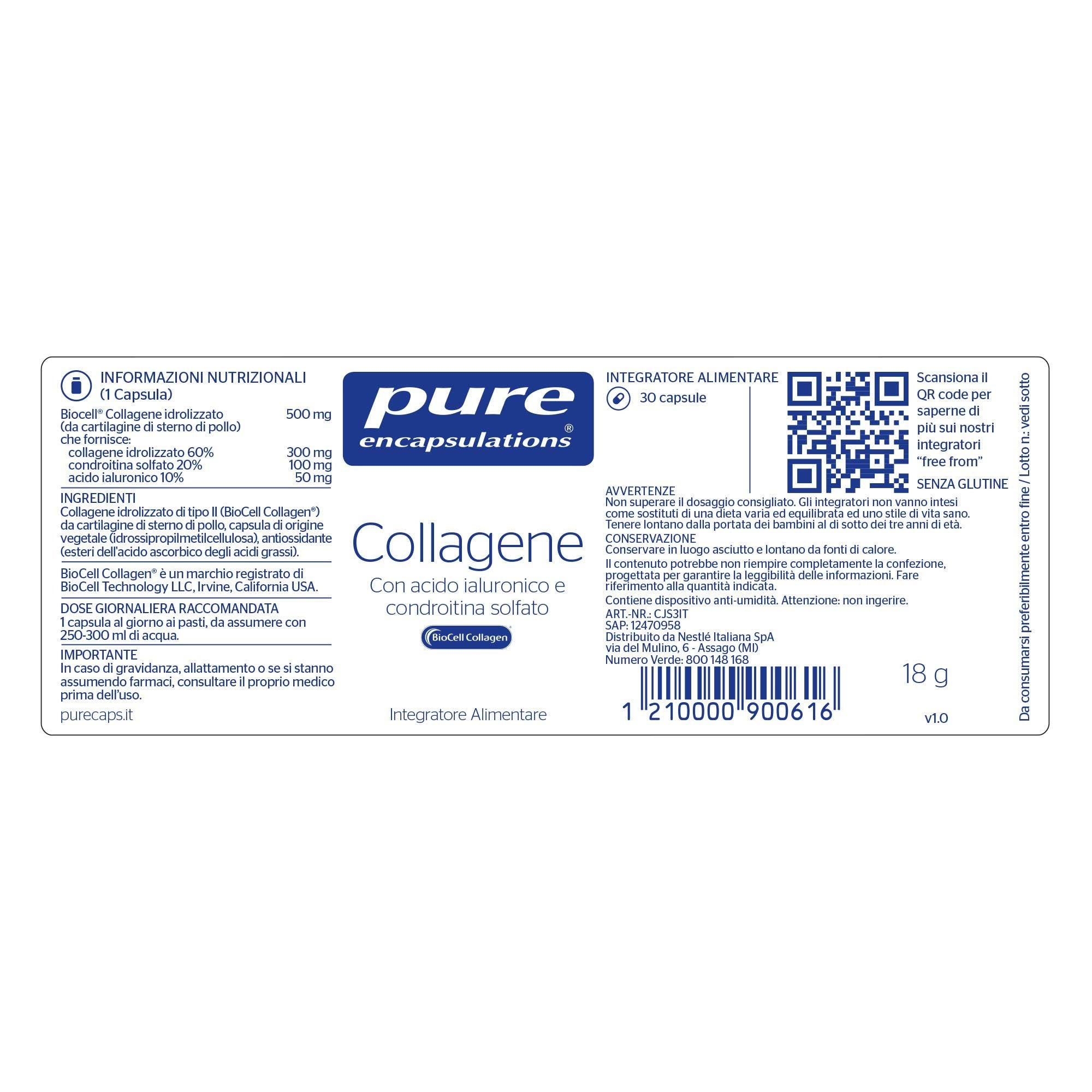 Pure Encapsulations Collagene 30 Capsule  - 6