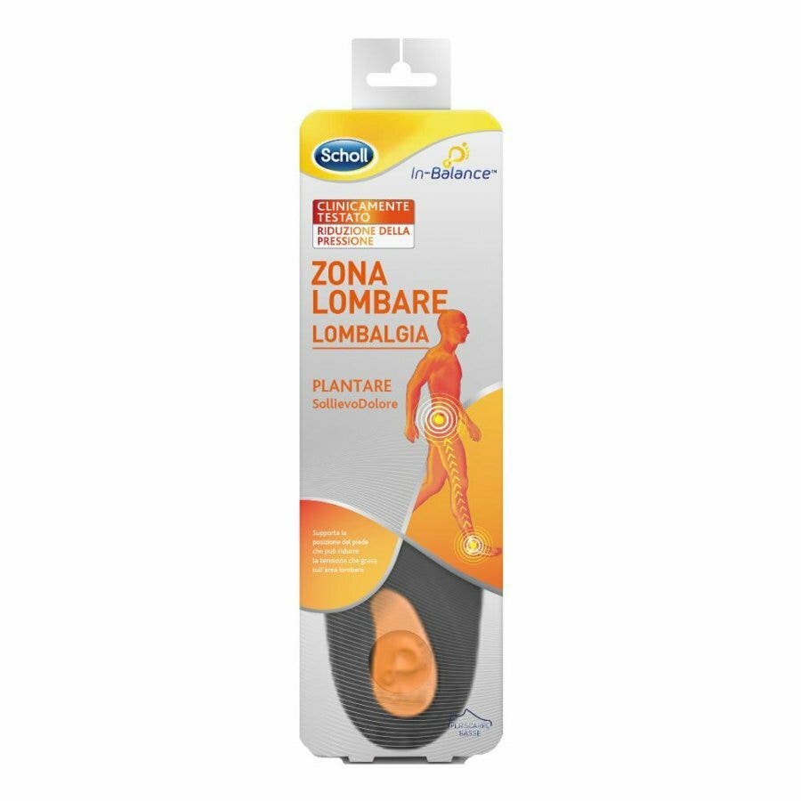 Dr Scholl Zona Lombare Lombalgia Plantare Sollievo Dolore Taglia S-2