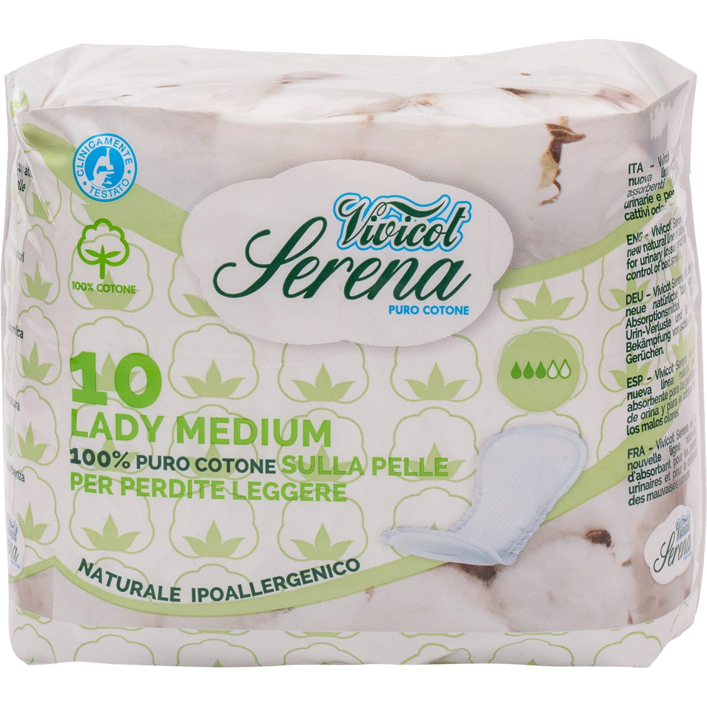 Vivicot Serena Lady Medium 10 Pezzi  - 1