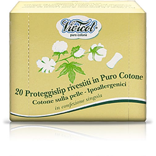 Vivicot Puro Cotone Salvaslip Ripiegato 20 Pezzi-1