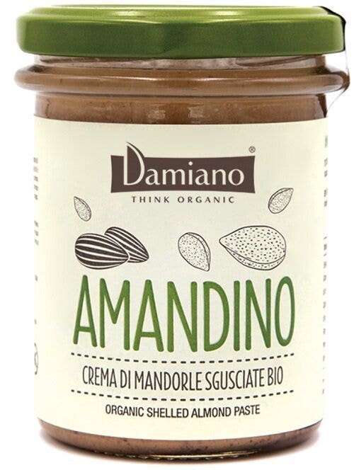 Damiano Amandino Crema Di Mandorle Sgusciate Bio 180g-1