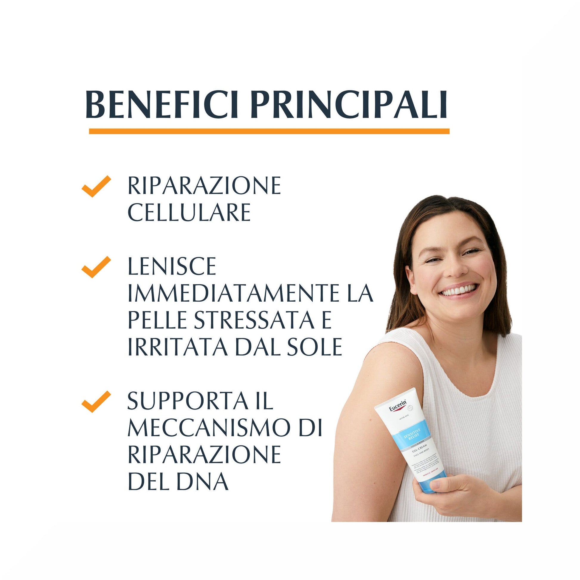 Eucerin after sun Sensitive Relief Crema-Gel 200ml-2