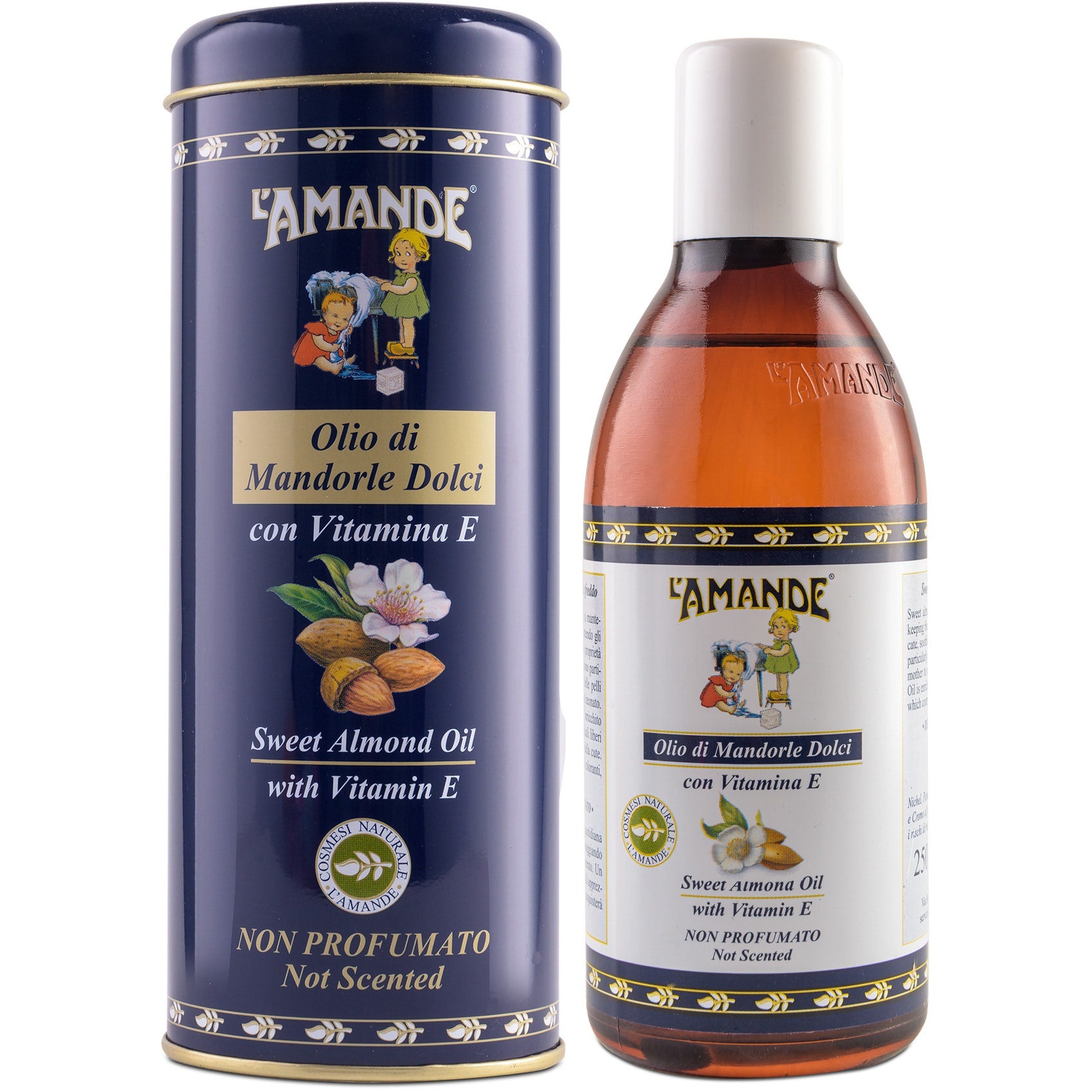 L'Amande Marseille Boite Olio Mandorle Non Profumato 250ml-1