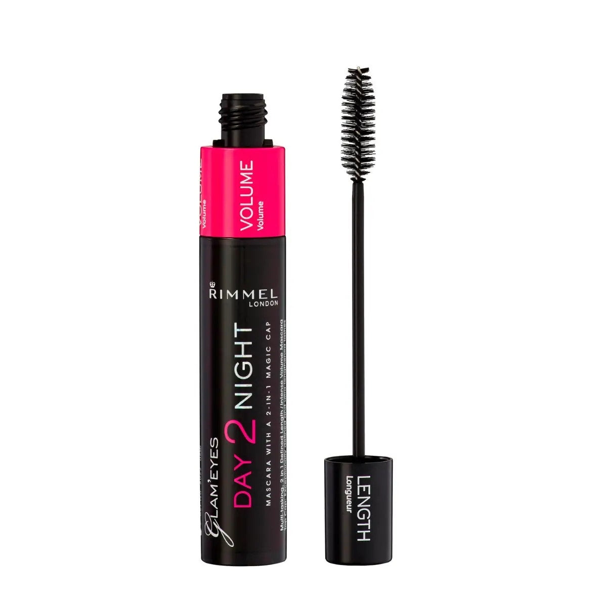 Rimmel Mascara Day 2 Night Waterproof 9.5ml-2