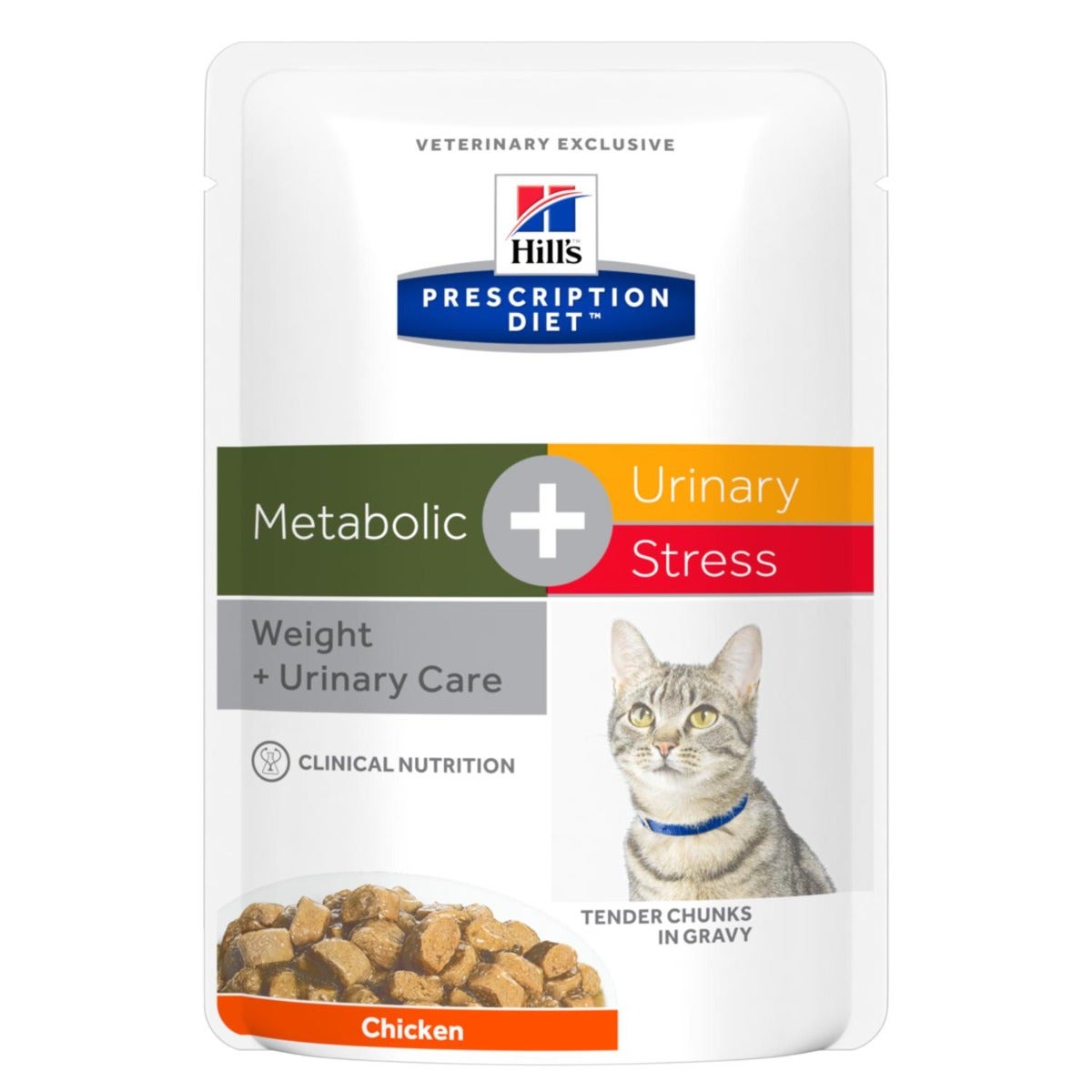 Hill's Prescription Diet c/d Multicare Stress + Metabolic Bocconcini Pollo Gatti Bustina 85g-4