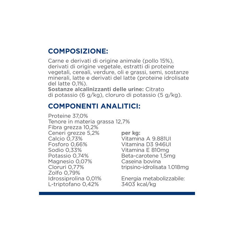 Hill's Prescription Diet C/D Multicare Stress Weight Crocchette Pollo Per Gatti Sacco 1,5kg-6