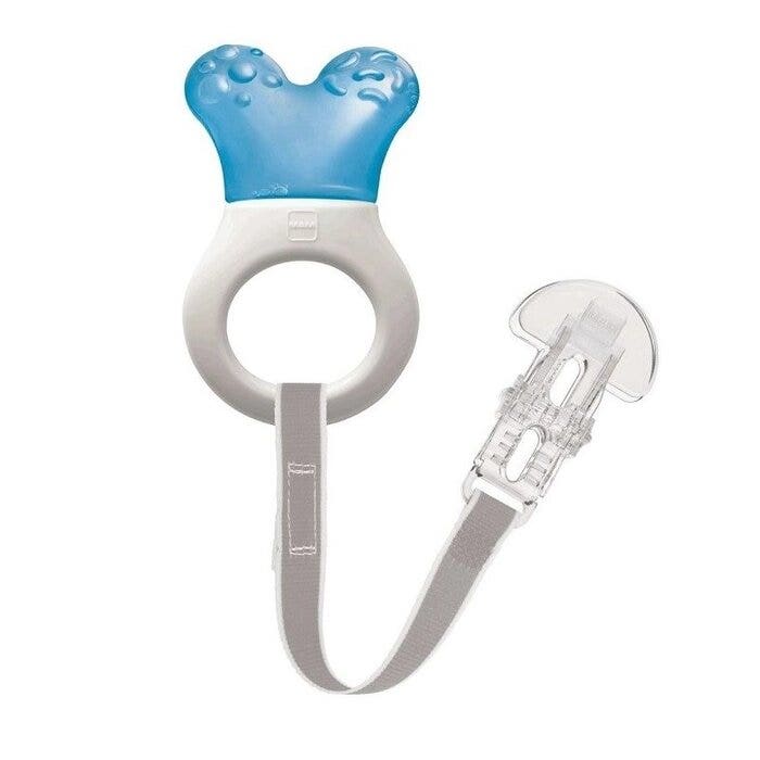 Mam Mini Cooler & Clip dentaruolo colore azzurro 2mesi+ 1 pezzo-1