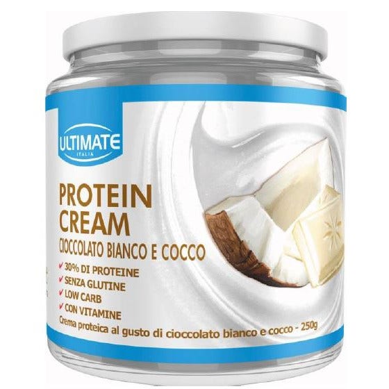 Ultimate Protein Cream Crema Spalmabile Cioccolato Bianco E Cocco 250g-2