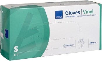 Abena Classic Guanto In Vinile Taglia S 100 Pezzi-1