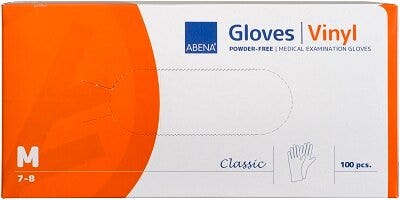 Abena Classic Guanto In Vinile Taglia M 100 Pezzi-1