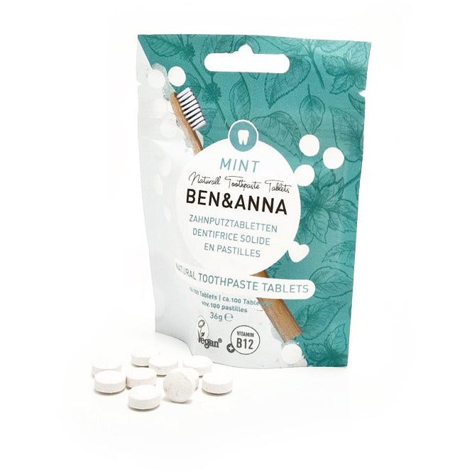 Ben & Anna Dentifricio Pastiglie Naturali Menta 100 Pezzi-3
