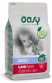 Oasy Lifestage Adult Agnello Cibo Secco Per Gatti 300g-1