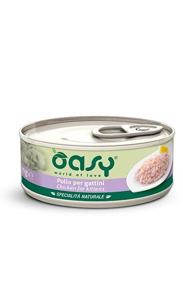 Oasy Specialità Naturale Pollo Per Gattini 150g-1