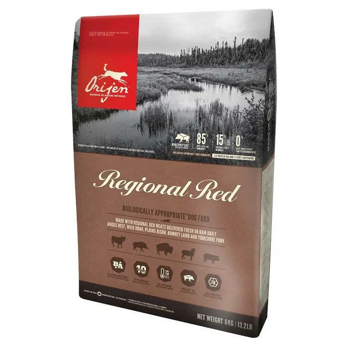 Orijen Regional Red Crocchette Con Manzo Angus E Cinghiale Per Cani Sacco 6kg-4