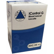 Lancette Pungidito Icontrol g Mini Safety Lancets Gauge 30 25 Pezzi-0