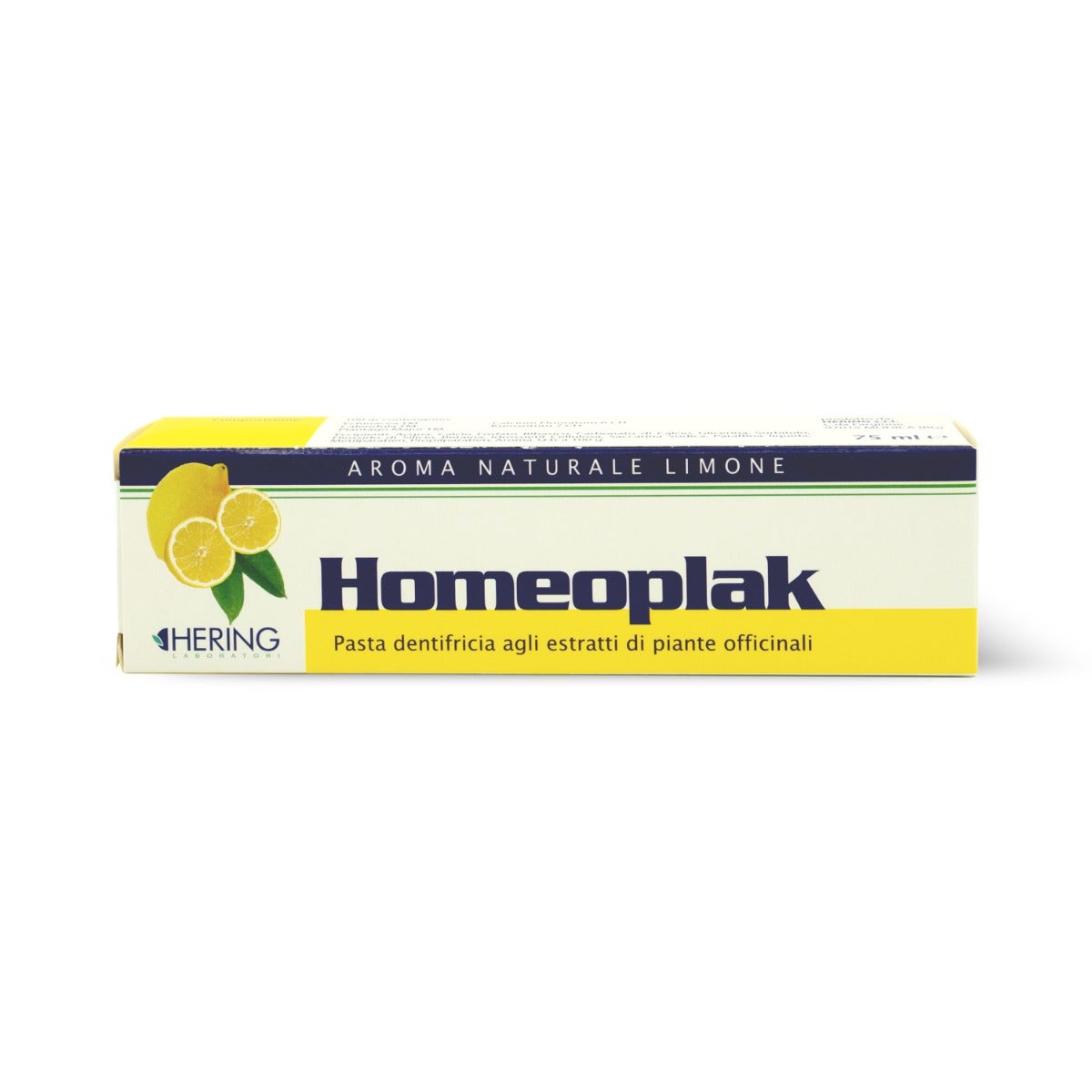 Homeoplak Dentifricio Limone 75ml-1