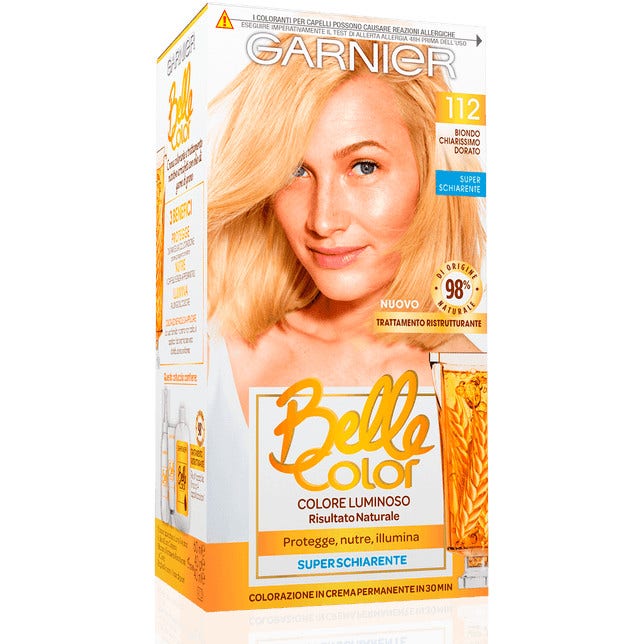 Garnier Belle Color Colorazione Capelli 112 Biondo Chiarissimo Dorato Naturale-1